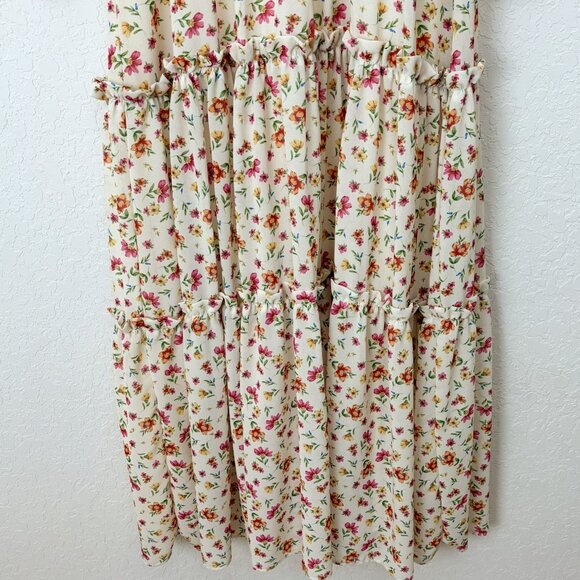 LOST + WANDER Love in Bloom Long Sleeve Floral Maxi Dresss - Picture 12 of 14